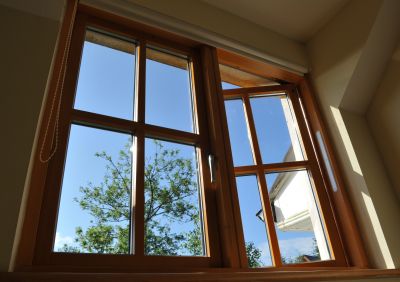 New Double-Hung Windows on Home